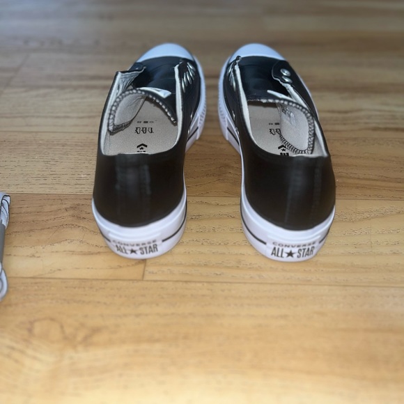 Converse Chuck Taylor All Star Lift Black White - Size 8.5 - Picture 5 of 5